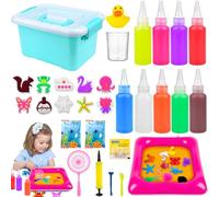 Vibbang Magic Water Elf Toy, Kit Creativo 3D Aqua Gelz Set, Magico Elfo Dell'Acqua, Fai da te Colorato Creatura Marina, Educativi Giocattolo Acquatico Fatto Mano per Ragazzi Ragazze (A)
