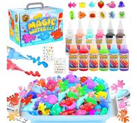 Vibbang Magic Water Elf Toy, Kit Creativo 3D Aqua Gelz Set, Magico Elfo dell'Acqua, Fai da Te Colorato Creatura Marina, Educativi Giocattolo Acquatico Fatto Mano per Ragazzi Ragazze (B)