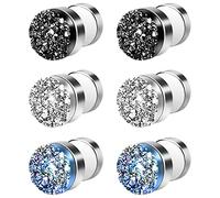 Vibbang Magnetique, orecchini linfatici a lobo negativo Lymphace, Amo'Thea Lymphactive Mag Studs, non forati, orecchini per drenaggio linfatico, orecchini magnetici per digitopressione