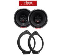 Vibe 480 Watt 2 Vie Anteriore Posteriore Auto Porta Audio Speaker Kit For