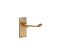VIBE - 6512 - MANIGLIA PORTA VICTORIAN SCROLL IN FONDO SATINATO