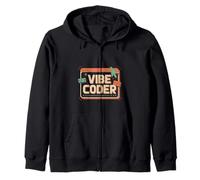 Vibe Coder Software Programmer Developer Coding - Felpa con Cappuccio
