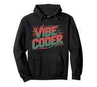 Vibe Coder Software Programmer Developer Coding |- Felpa con Cappuccio
