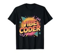 Vibe Coder Software Programmer Developer Coding - Maglietta con Stampa Grafica Economica