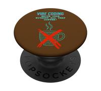 Vibe Coding: Scrivi Codice Senza Tutto Quel Caffè PopSockets PopGrip Adesivo