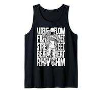 Vibe Flow Street Beat Rhythm Hip Hop Rap Graphic Canotta