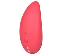 Stimolatore Clitorideo a Forma di Lacrima Impermeabile e Ricaricabile - Vibeconnect (Rosso)