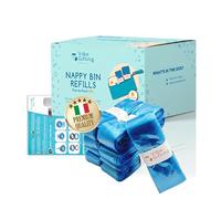 VibeGifting® Pack XXL-6 buste da 10 mt compatibili con Ricarica Mangiapannolini Foppapedretti, Ricariche Mangiapannolini Tommee Tippee, Profumate, Senza-BPA, 100% Riciclato