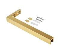 Vibeo Barra Stabilizzatrice per Box Doccia Barra di Supporto Integrata per Il Vetro della Doccia, Staffa Stabilizzatrice a L per Pannelli Senza Telaio, Asta di Supporto Fissa per Il Vetro