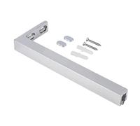 Vibeo Barra Stabilizzatrice per Box Doccia Barra di Supporto Integrata per Il Vetro della Doccia, Staffa Stabilizzatrice a L per Pannelli Senza Telaio, Asta di Supporto Fissa per Il Vetro