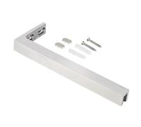 Vibeo Barra Stabilizzatrice per Box Doccia Barra di Supporto Integrata per Il Vetro della Doccia, Staffa Stabilizzatrice a L per Pannelli Senza Telaio, Asta di Supporto Fissa per Il Vetro