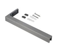 Vibeo Barra Stabilizzatrice per Box Doccia Barra di Supporto Integrata per Il Vetro della Doccia, Staffa Stabilizzatrice a L per Pannelli Senza Telaio, Asta di Supporto Fissa per Il Vetro