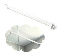 Vibeo Barra Stabilizzatrice per Box Doccia Barra Stabilizzatrice Lunga per Box Doccia Senza Telaio, Braccio di Supporto per Box Doccia, Asta di Supporto Fissa per Vetro del Bagno