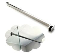 Vibeo Barra Stabilizzatrice per Box Doccia Barra Stabilizzatrice Lunga per Box Doccia Senza Telaio, Braccio di Supporto per Box Doccia, Asta di Supporto Fissa per Vetro del Bagno