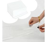 Vibeo Bloccanti Giocattoli per Mobili 12 Pezzi Protezioni sotto Il Divano, Tappetini Autoadesivi per Riempire Gli Spazi tra Le Scale, Barriere Trasparenti per Animali Domestici(50x9 cm (20x3.5 in))