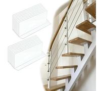 Vibeo Bloccanti Giocattoli per Mobili 16 Pezzi di Paracolpi per Scale/Mobili Sospesi, Paracolpi per Giocattoli da Divano Quasi Invisibili, Barriera di Protezione sotto Il Pavimento(20x5in (50x13cm))