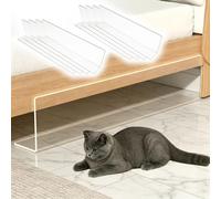 Vibeo Bloccanti Giocattoli per Mobili 8 Pezzi Paraurti sotto Il Letto per Gatti, Paraurti per Lo Spazio tra Il Divano e Il Pavimento, Barriera per Giocattoli su Pavimenti Duri(47x10in (120x25cm))