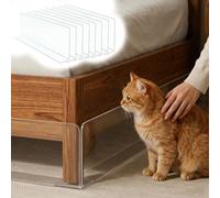 Vibeo Bloccanti Giocattoli per Mobili Barriera Trasparente Anti-intrusione sotto Il Divano per Gatti, Riempitori Registrabili di Spacco della Scala, Letto Protezioni in Plastica