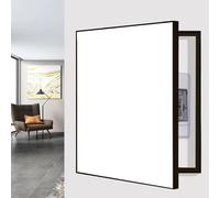 Vibeo Copri Quadro Elettrico Copriquadro Elettrico Decorativo da Parete, Copriquadro Portafusibili da 40, 45, 50, 60, 70, 80 cm, Copriquadro Portadistribuzione in Tinta Unita(Black,24x28in/60x70cm)