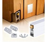 Vibeo Paraspifferi Sottoporta Automatico Guarnizione Automatica a Incasso per Porte