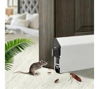 Vibeo Paraspifferi Sottoporta Automatico Guarnizione per la Parte Inferiore di Porte in Legno