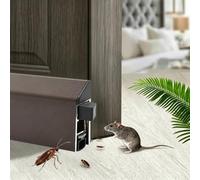 Vibeo Paraspifferi Sottoporta Automatico Guarnizione per la Parte Inferiore di Porte in Legno
