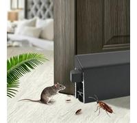 Vibeo Paraspifferi Sottoporta Automatico Guarnizione per la Parte Inferiore di Porte in Legno