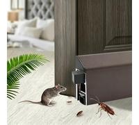 Vibeo Paraspifferi Sottoporta Automatico Guarnizione per la Parte Inferiore di Porte in Legno