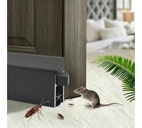 Vibeo Paraspifferi Sottoporta Automatico Guarnizione per la Parte Inferiore di Porte in Legno