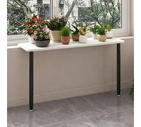 Vibeo Prolunga per Davanzale Prolunga Regolabile per Davanzale con Gambe, Mensola Stretta per Piante da Balcone Alto, Tavola Estensibile per Trespolo per Gatti Rimovibile(Black,110x25 cm (43x10 in))