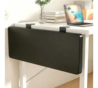 Vibeo Prolunga per Davanzale Vassoio Estensibile Pieghevole per Scrivania con Morsetto, Pannello di Estensione per Davanzali Stretti, Mensola Estensibile per Davanzale(Black,90x25 cm (35x10 in))