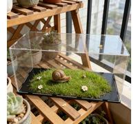 Vibeo Vetrinetta Espositiva Vetrina Lunga in Plastica per Auto/Minifigure, Scatola in Acrilico Trasparente Spesso 3 mm, Ampia Vetrina Antipolvere per Riporre e Assemblare(60x35x35cm/24x14x14in)