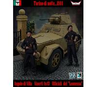 Viberti AS43 e Legionari del G.C. "LEONESSA" e angolo di Villa 1/35 3D Printed