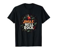 Vibes di Natale con Jingle Bell Rock Style Maglietta