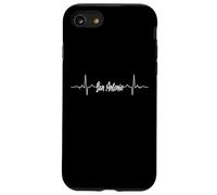 Vibes di San Antonio City | Heartbeat Travel Estetic Custodia per iPhone SE (2020) / 7 / 8