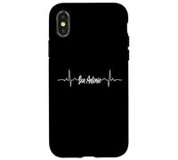 Vibes di San Antonio City | Heartbeat Travel Estetic Custodia per iPhone X/XS