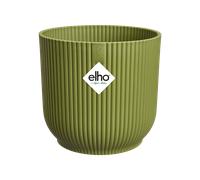Elho Vibes Fold Round 22 - Vaso per Piante da Interno - Ø 22.0 x H 20.2 cm - Verde/Verde Felce
