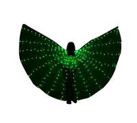 Vibhgtf Ali da Fata LED - Ali da Danza del Pancia LED per | Ali di Farfalla Danza del Pancia Che Brillano nel Buio per, con aste telescopiche, Costumi c
