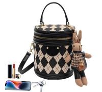 Vibhgtf Borsa a secchiello da donna - piccola multifunzionale | borsa a tracolla grande capacità elegante e resistente, portafoglio a croce moderno per lavoro, viaggi, ufficio, feste, uso quotidiano