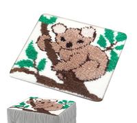 Vibhgtf Kit tappeti con gancio a chiavistello - Kit tappeti | Kit per tappeti, kit ago, kit uncinetto per tappeti, kit multiuso con tela stampata