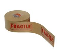 Vibhgtf Nastro di imballaggio krafts - Nastro fragile marrone, nastro di carta, nastro di chiusura in cartone | Nastro ecologico per spedizione, stoccaggio, imballaggio, ufficio e casa