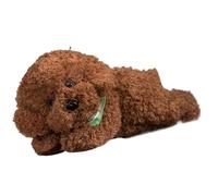 Vibhgtf Peluche per cani adorabile, morbido e realistico per decorazione d'interni | Giocattolo per cuccioli per bambini, ragazze, adolescenti, famiglia, Natale, regalo di compleanno