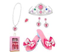 Vibhgtf per Giochi di Travestimento da Principessa | Set di per Cosplay e Role Play,Set Gioielli Principessa | Per il Gioco, il Compleanno, Halloween, le Festività, la Recita e gli Eventi