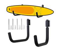 Vibhgtf Porta Kayak | 1 Coppia Resistente e Compatto - Porta tavola da Surf in Acciaio da Parete - per Interni Appartamento Camera da Sci Paddleboard Surfboard Canoe Barca Bicicletta
