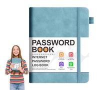 Vibhgtf Rubrica con password, Rubrica con password - Libro per la gestione e dei computer Internet con schede alfabetiche - Taccuino tascabile con registro degli indirizzi per dettagli 'account,