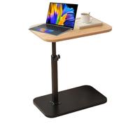 Vibhgtf Tabella C: Tavolino girevole a 360 gradi per piccoli spazi | Tavolino da divano, comodino, scrivania per computer portatile per soggiorno, camera da, bur