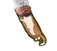 Vibhgtf Tappeto a forma di gatto - Tappeto antiscivolo per gatti, con disegni | Morbido tappeto per camera da letto, soggiorno, bagno, tappetino per gatti e decorazioni per la casa