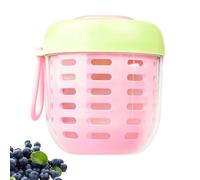 Vibhgtf Tazze Di Frutta | Contenitori Riutilizzabili Con Maniglia,Insalata Agitazione Contenitore Per Il Pranzo Con Coperchio E Forchetta - Per Colazione Pranz