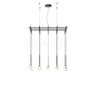 Vibia Algorithm Lampada a sospensione LED 15 fuochi - croce, grafite