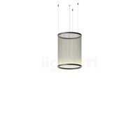 Vibia Array Lampada a sospensione LED cilindrico, verde salvia - 73 x ø55 cm - 2.700 K - 1-10 V/Push